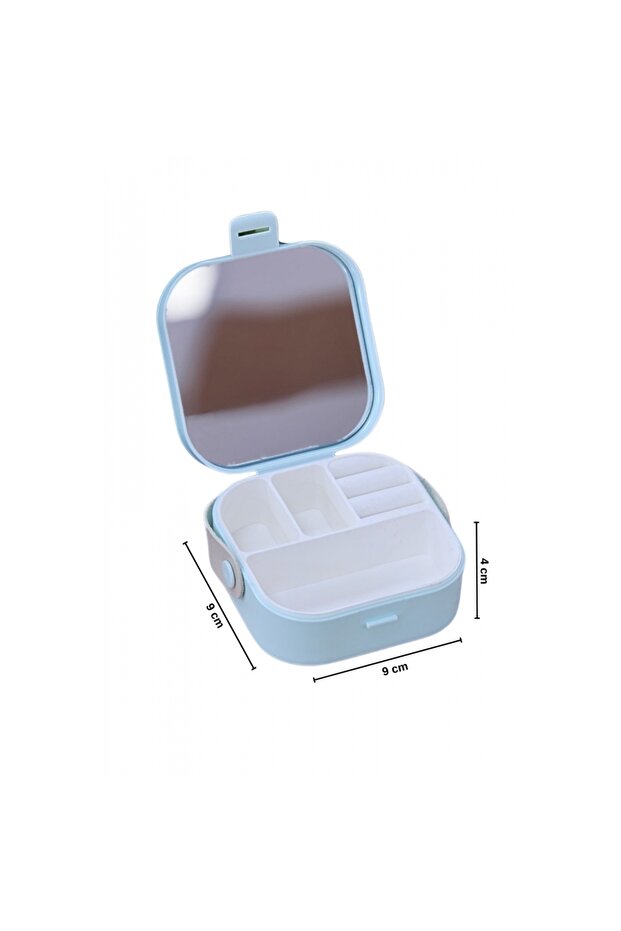 Piev Mini Aynalı Makyaj & Takı Kutusu