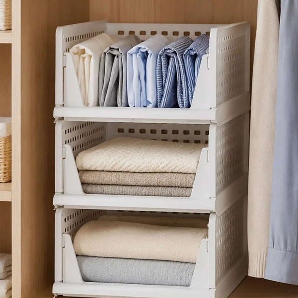 Piev Dolap İçi Kayar Raf Organizer 3’lü Set – Beyaz