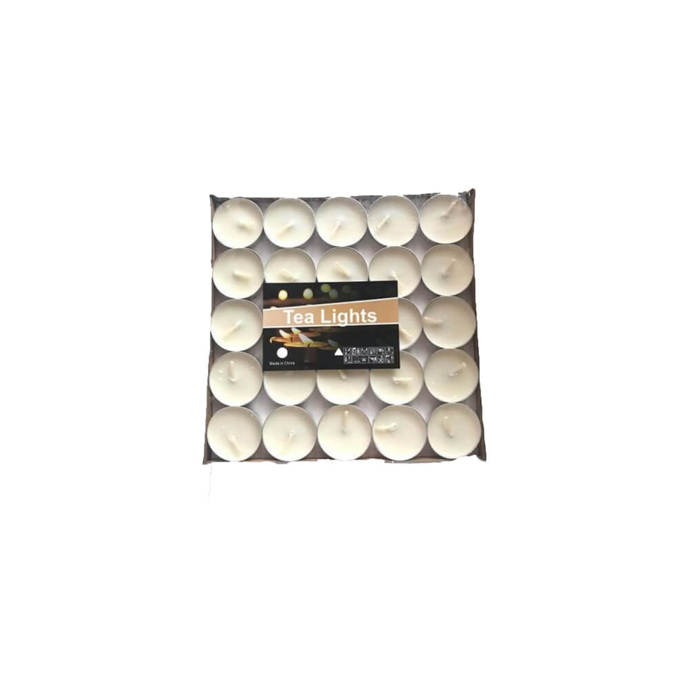 Tea Lights Mum 50 Li Paket Beyaz 750C