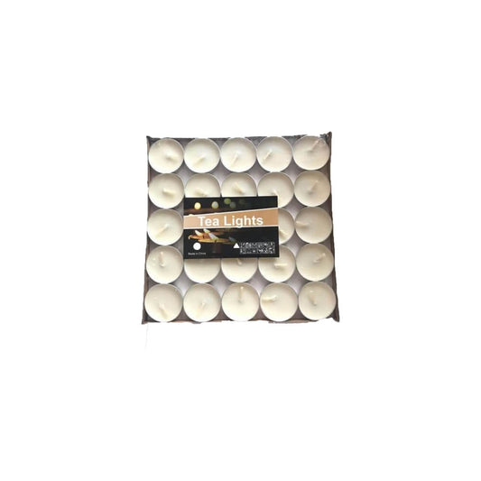 Tea Lights Mum 50 Li Paket Beyaz 750C