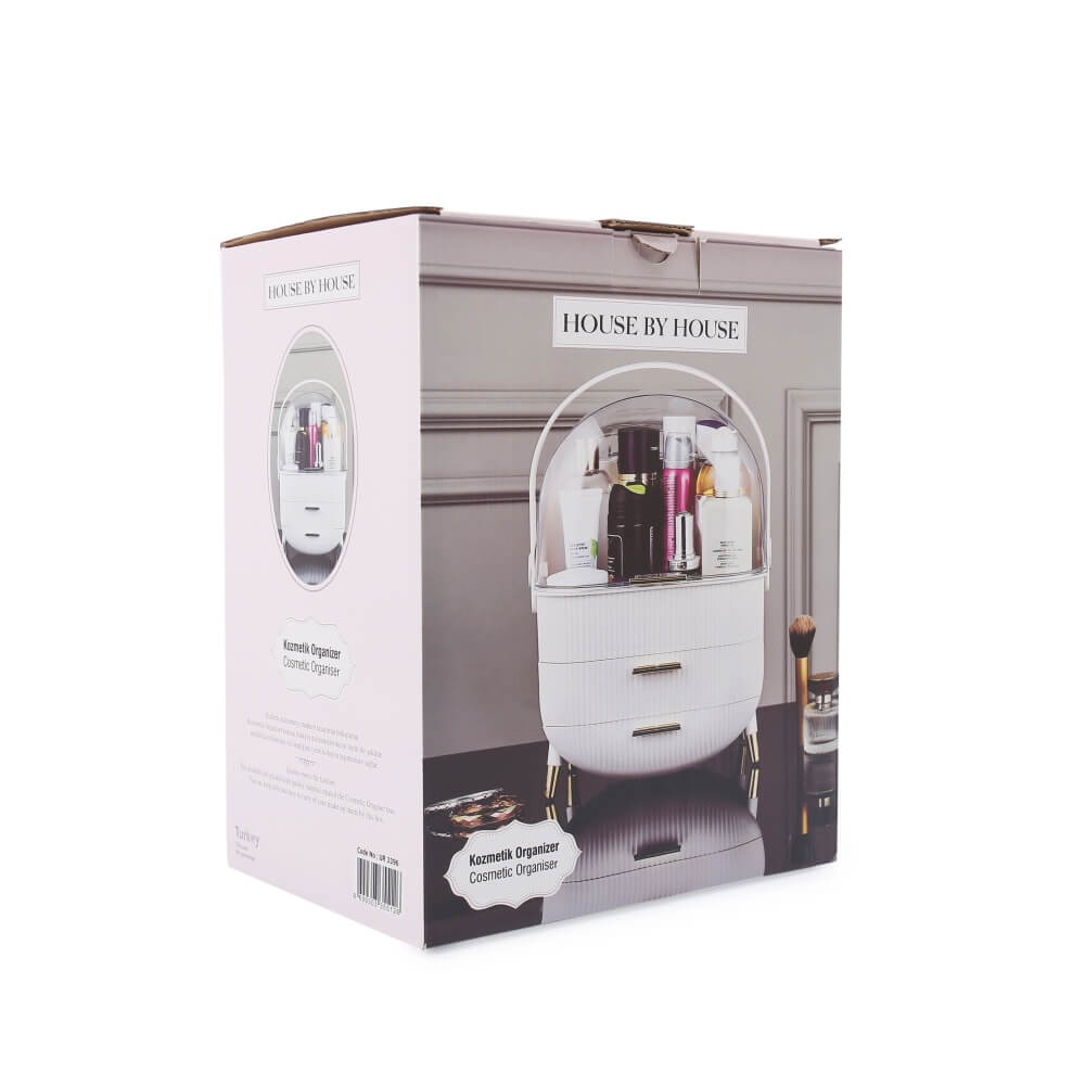 House By House Çekmeceli Makyaj Kozmetik Düzenleyici Organizer Krem UR-3396B