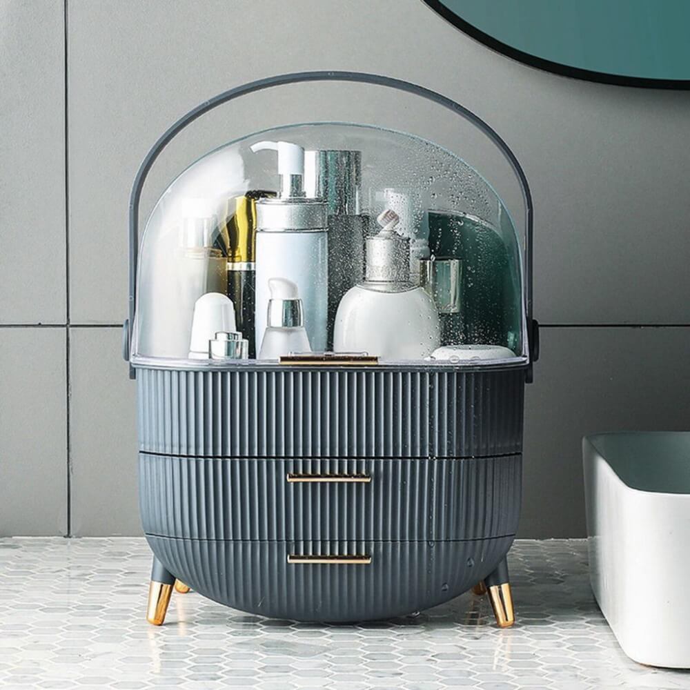 House By House Çekmeceli Makyaj Kozmetik Düzenleyici Organizer Gri UR-3396G