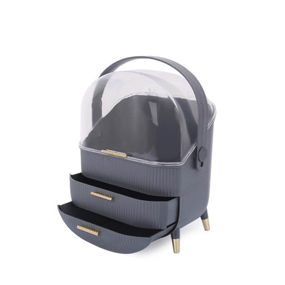 House By House Çekmeceli Makyaj Kozmetik Düzenleyici Organizer Gri UR-3396G