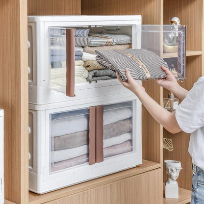 Piev Özgen Çok Amaçlı Kapaklı Portatif İstiflenebilir Tekerlekli Organizer Dolap 4 Lü Antrasit P5047