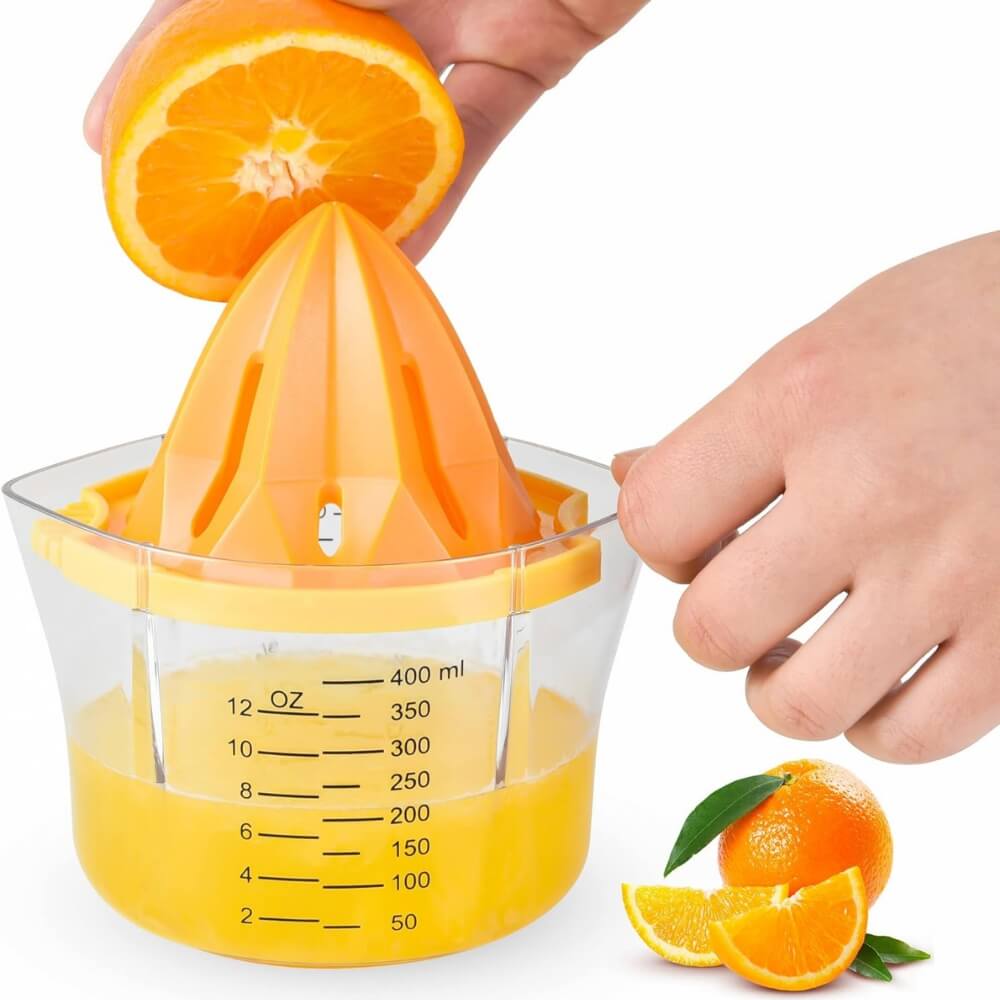 Piev Wenken 4 ü 1 Arada Rendeli Ölçülü Hazneli Limon Portakal Narenciye Sıkacağı UR-3449