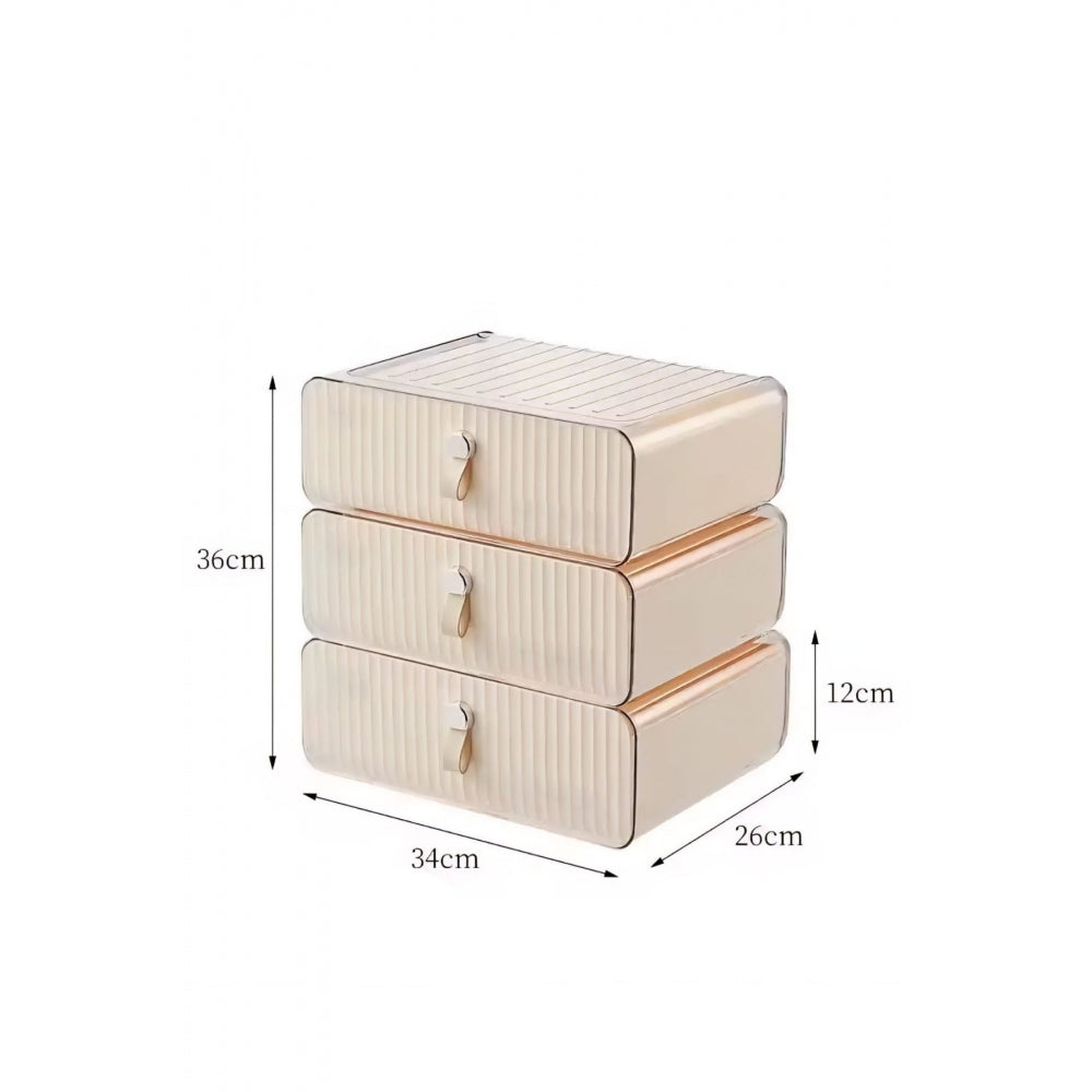 Piev Çok Amaçlı İç Çamaşırı Çorap Bebek Kıyafeti Çekmeceli Düzenleyici Organizer 3 Lü P5388