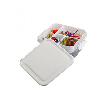 Piev Çok Bölmeli Dikiş Malzemeleri Eşya Düzenleyici Organizer Kutu 4,5 Lt P5443